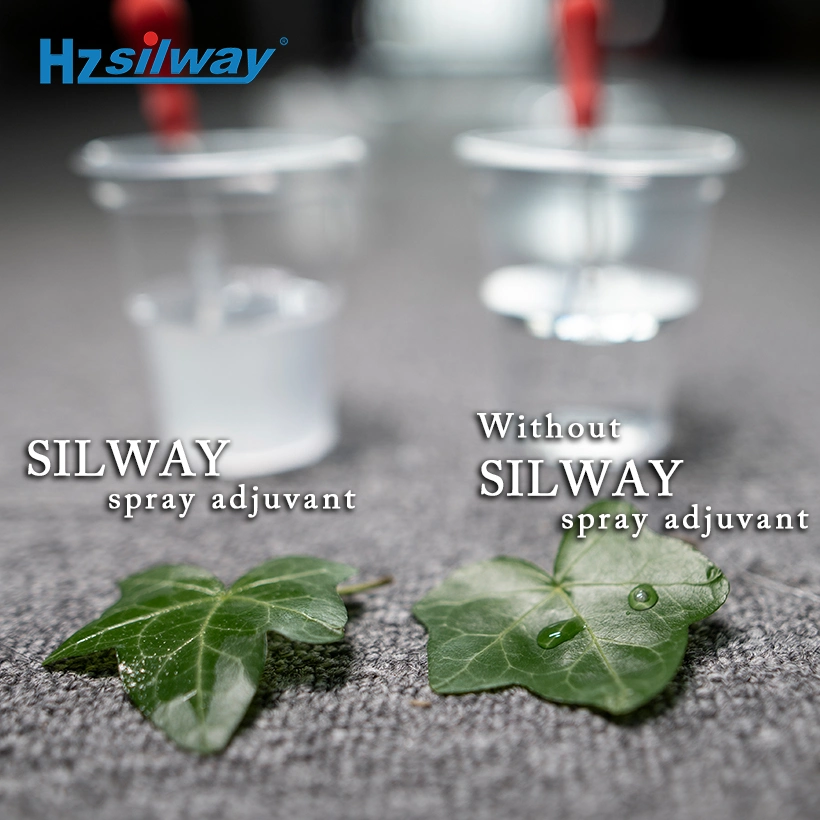 Adyuvante Silway surfactante de silicona para la aplicación agrícola como aditivo de plaguicidas químicos agrícolas