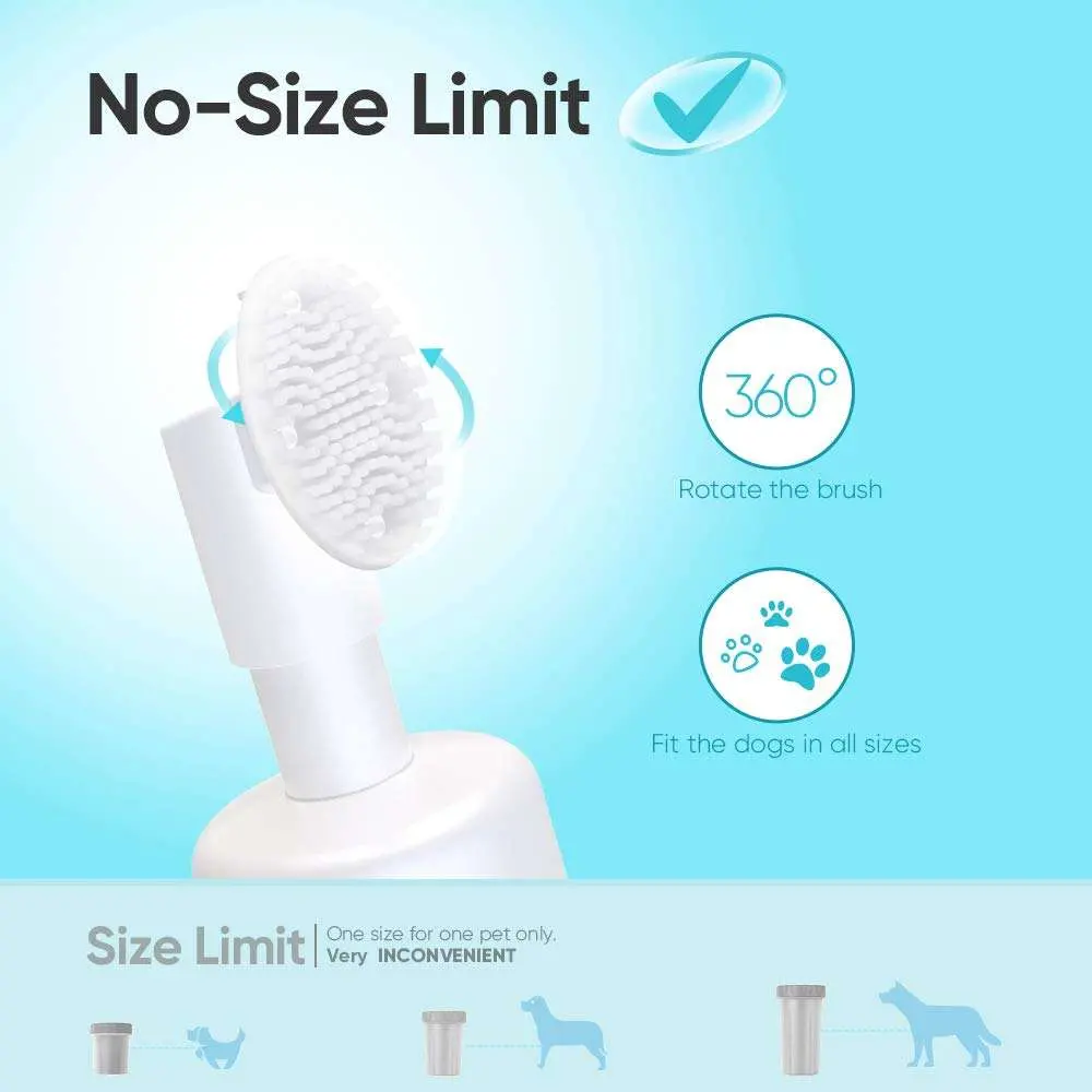 Großhandel/Lieferant Umweltfreundliche Pet Paw Foam Paw Shampoo Massage Reinigung Paw PET Foot SPA Klauenpflege für Katzen und Hunde
