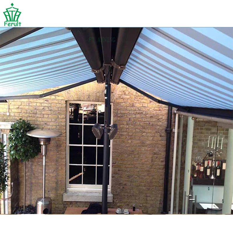 Free Standing Two Side Awning Double Side Butterfly Retractable Awnings