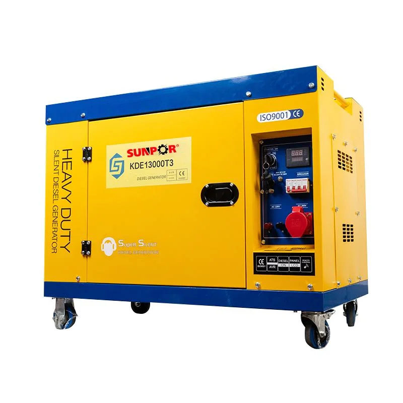 Factory Directly 3 Phase 9.5kVA Super Silent Industrial Generator for Sale