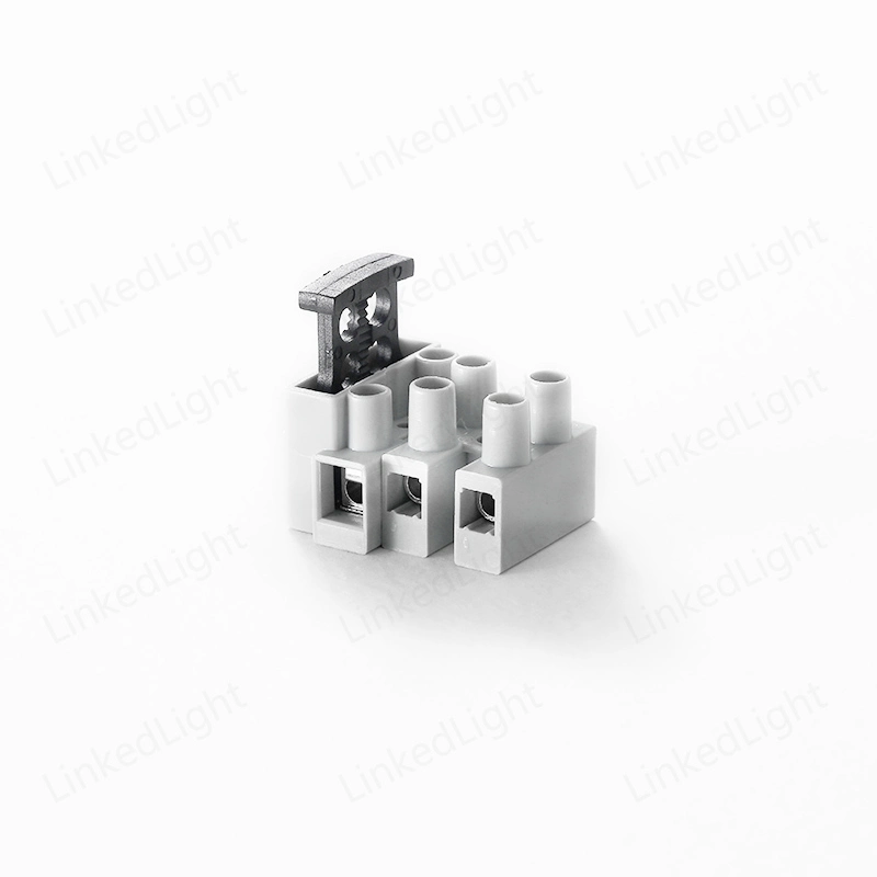 Bloque terminal protegido por fusible de conector de tornillo de 2 polos de iluminación de Originales de fábrica Con protector