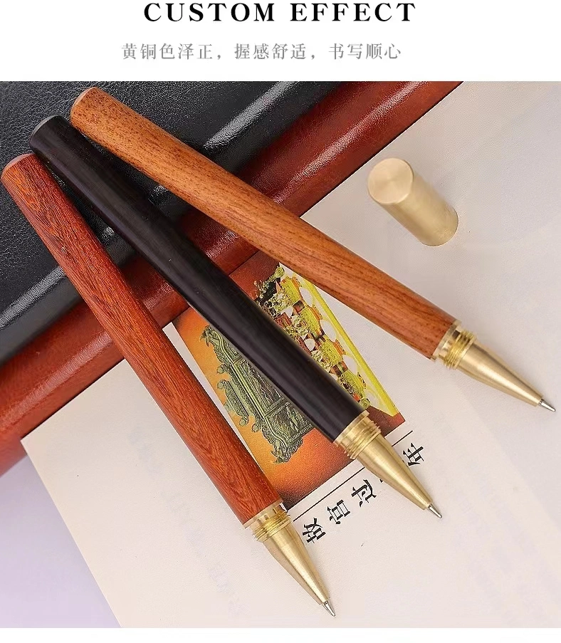 قلم نحاسي صلبة خشب قلم [إينكسنوود] [هف-غرد] هبة قلم