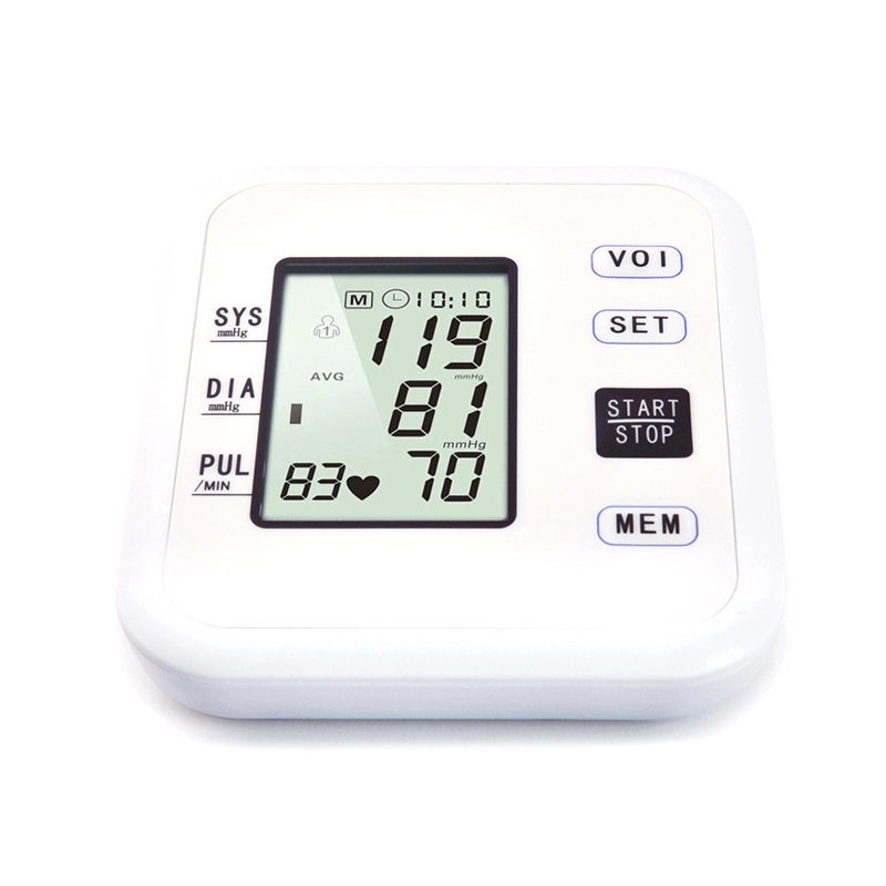 Factory Price Big LCD Screen Digital Full Automatic Rechargeable Wrist Blood Pressure Monitor