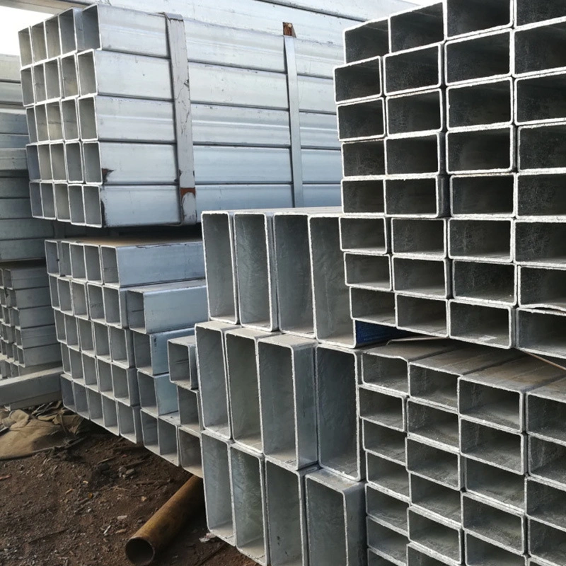 ASTM 1045 High Strength Carbon Steel Precoated Hot Dipped Galvanized Steel Seamless Pipe Tube Welded Hollow Steel Pipe Square Rectangular Tube