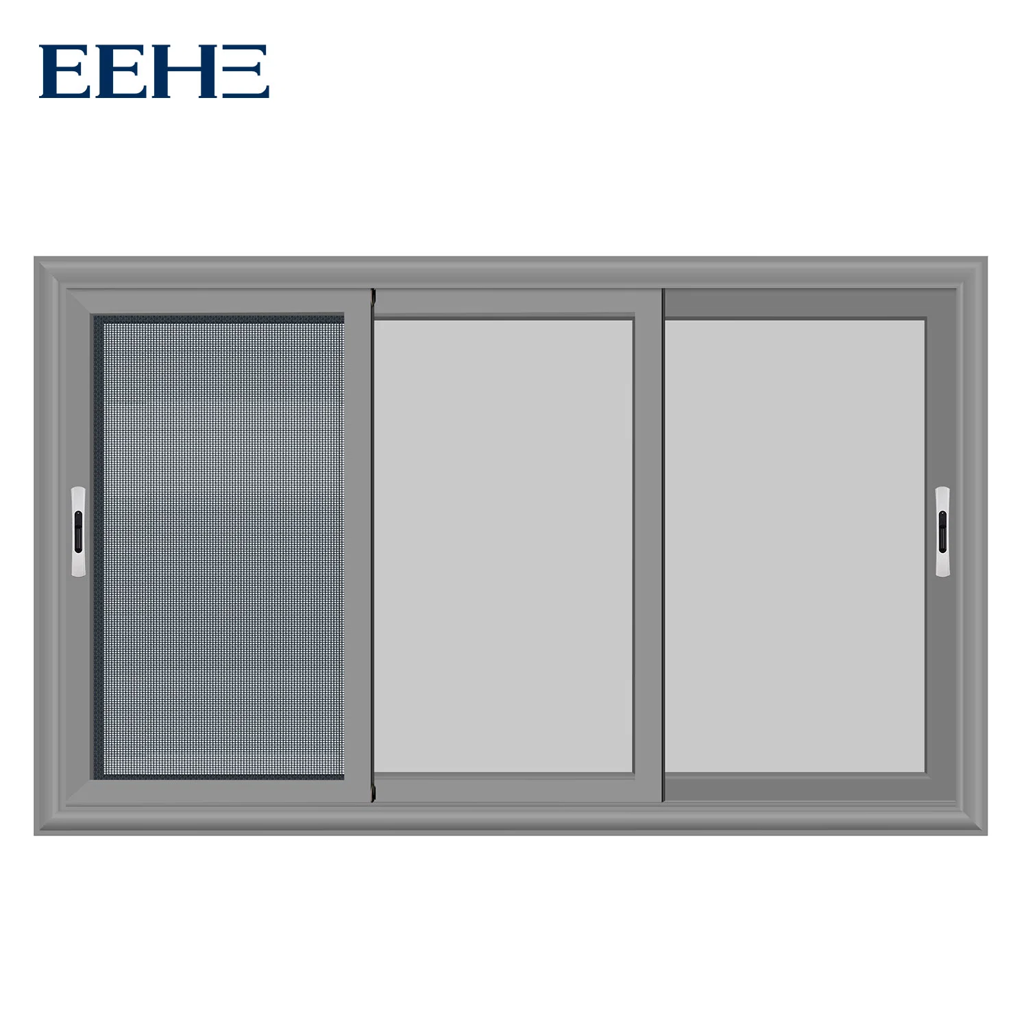 Doble capa de vidrio hueco de ventana corrediza de aluminio perfil de aluminio 6063-T6