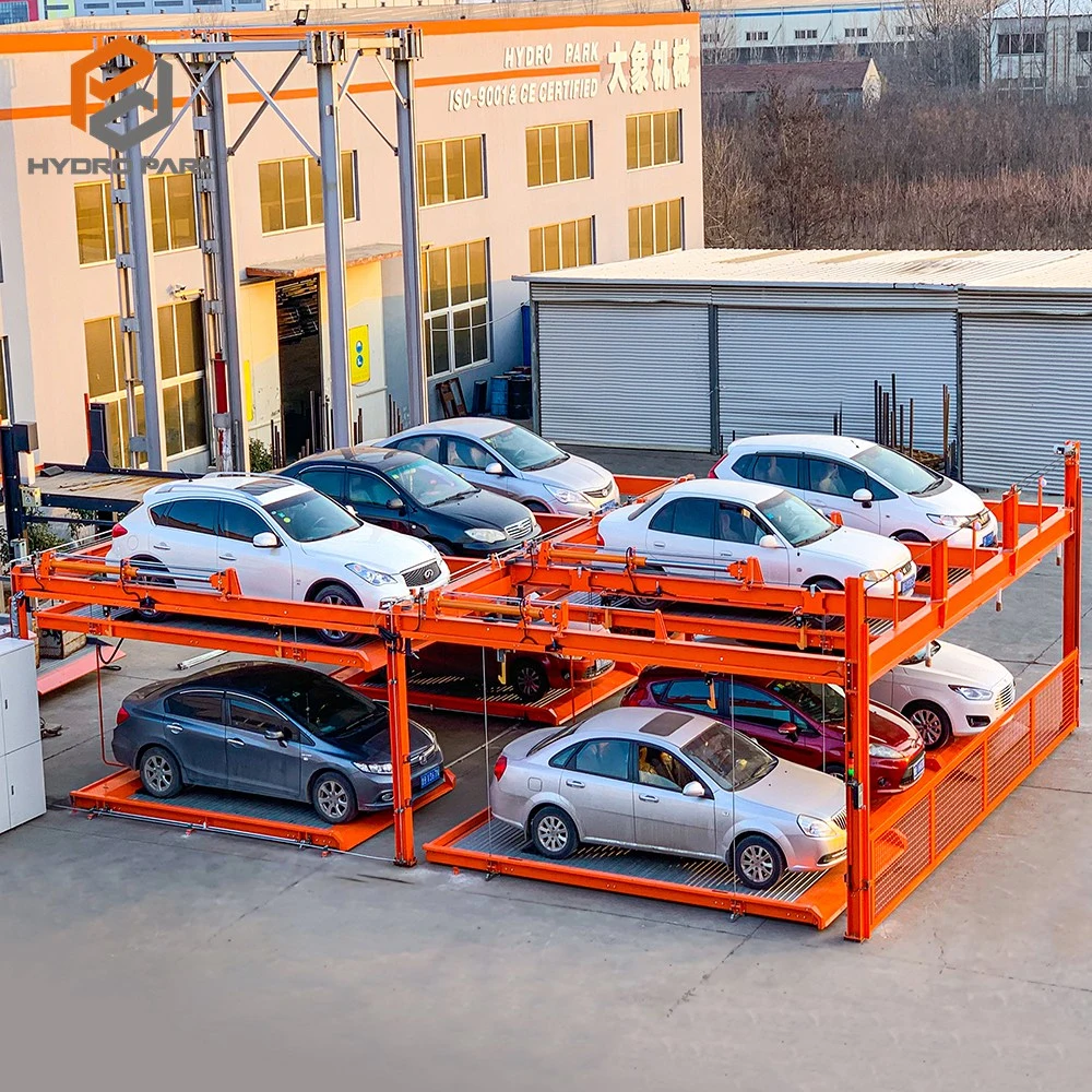 TUV CE Approved Lift & Slide Automated Hydraulic Puzzle Car Parking Tower Blocks