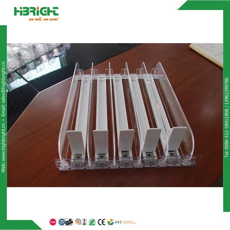 Retail Plastic Back Tobacco Display Shelf Pusher Bottles