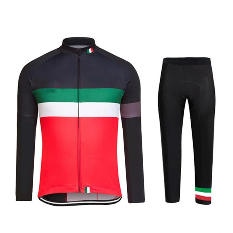 Men Long Sleeve Suit Thermal Warm Bicycle Shirt Highway Mountain Cycling Wear