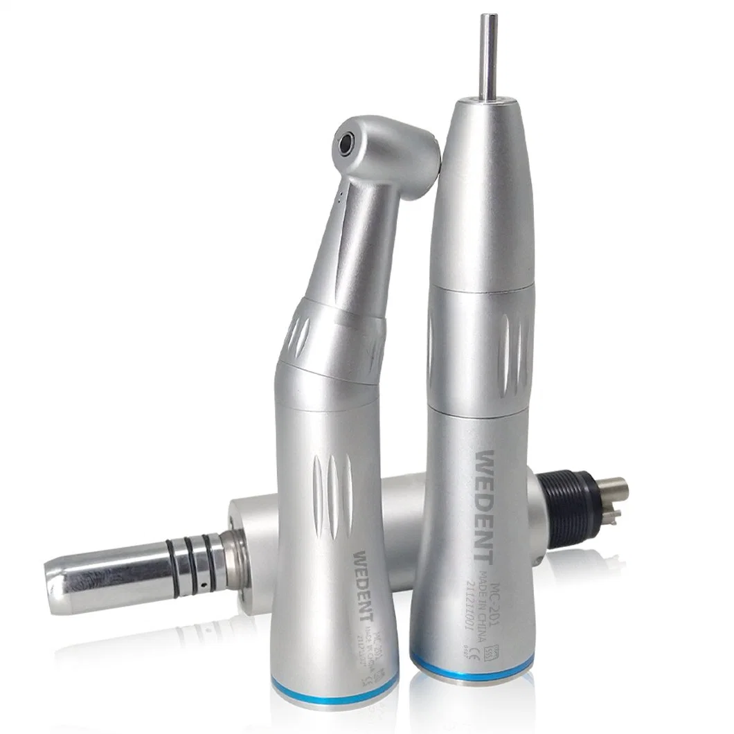 Dental Handpiece Set Internal Water Spray Low Speed Handpiece Push Button Air Turbine