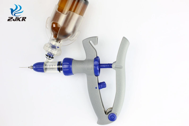Zjkr Veterinary Automatic Syringe Vaccine Gun Injector