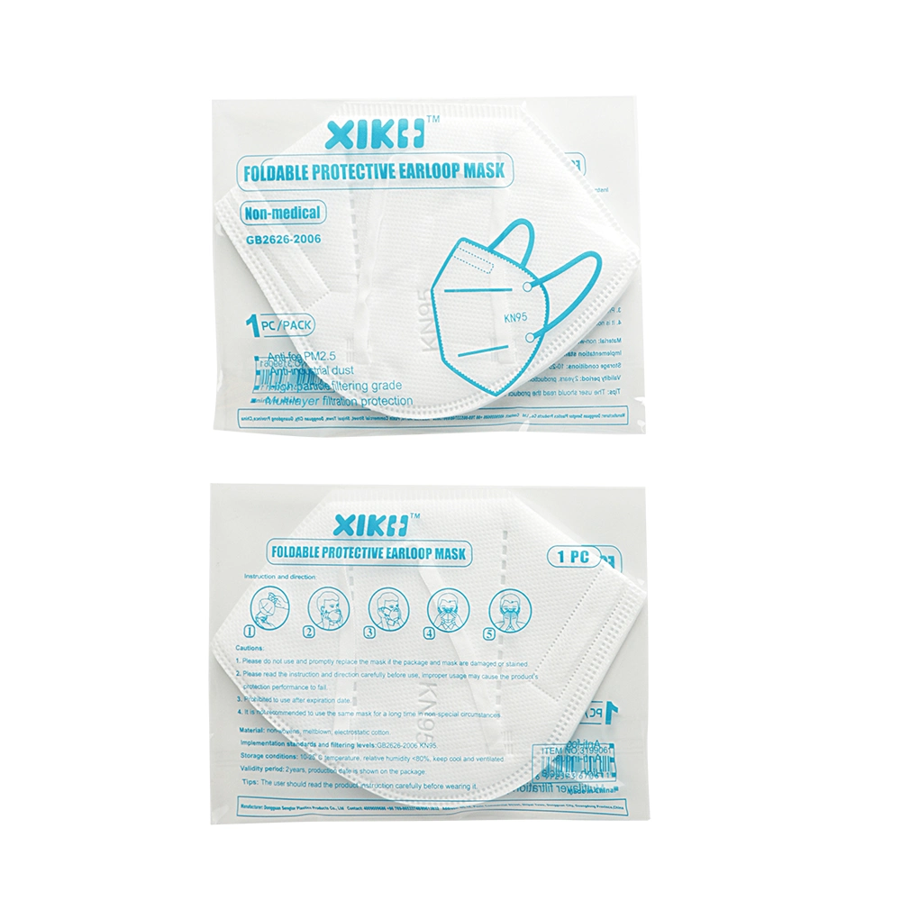 Ear-Hook Protective Mask KN95 Mask Used in Daily Life