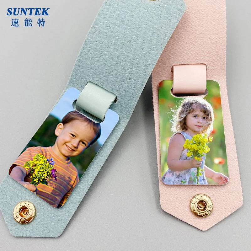 Sublimation Blank PU Leather Keychain