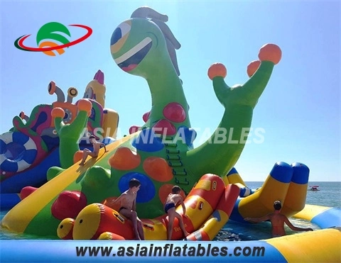 Outdoor Inflatable Water Slide Inflatable Pool Water Amusement Park