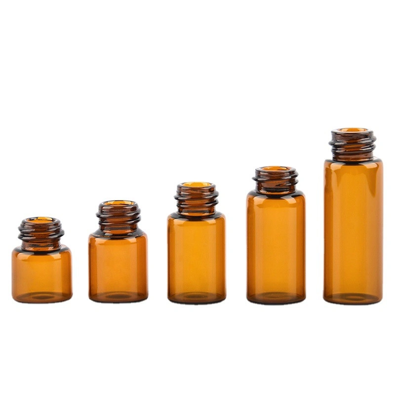 Stock Wholesale/Supplier 1ml 2ml 3ml 5ml Glass Vials Sample Essential Oil Bottle Glass Vials with Screw Cap for Oil Perfumes Lab