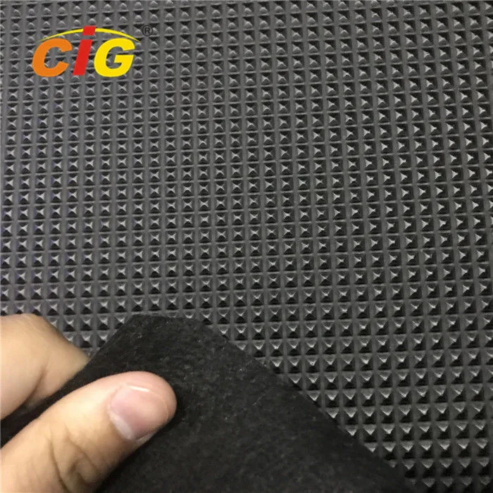 PVC with Non Woven Backing Car Upholstery Plastic PVC Carpets