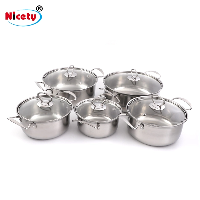 High quality/High cost performance  Outdoor Durable Heathy Cookware Soup Pot Set Cooking Casserole Pot