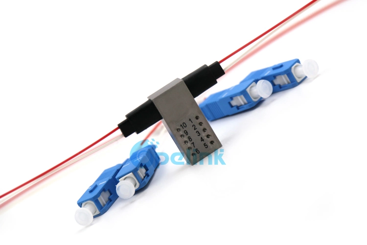 Hot Sale 2X2 0.9mm Optical Cable SC/PC Fsw Optical Switch for Optical Network Monitoring/Protection