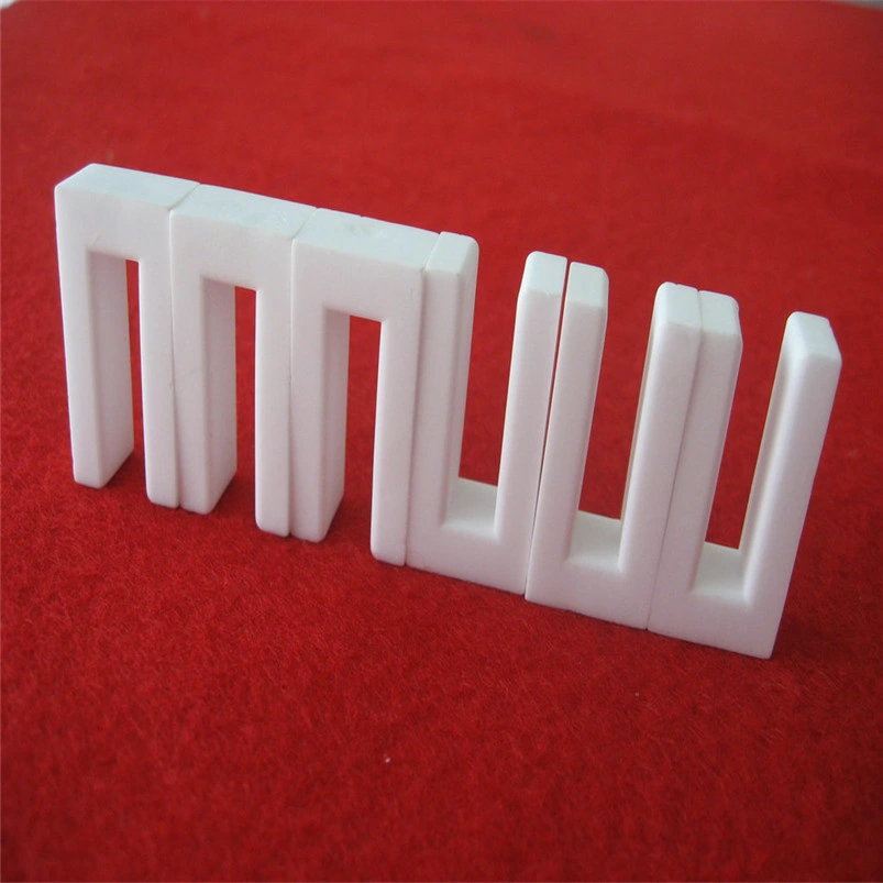 Insulated High Precision 95% Alumina Parts Wear Resistant U-Shaped Groove Ceramic Parts