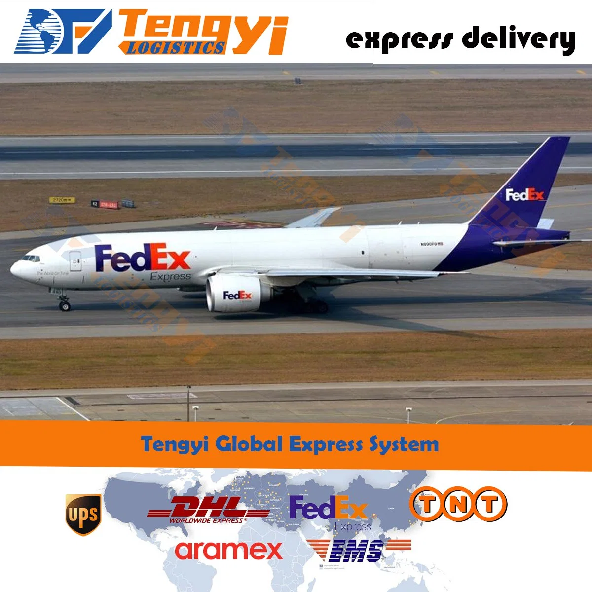 Economical Air Freight DHL/UPS/FedEx/TNT Express Delivery to Peru/Philippines/Poland/Portugal From China Shipping Agent