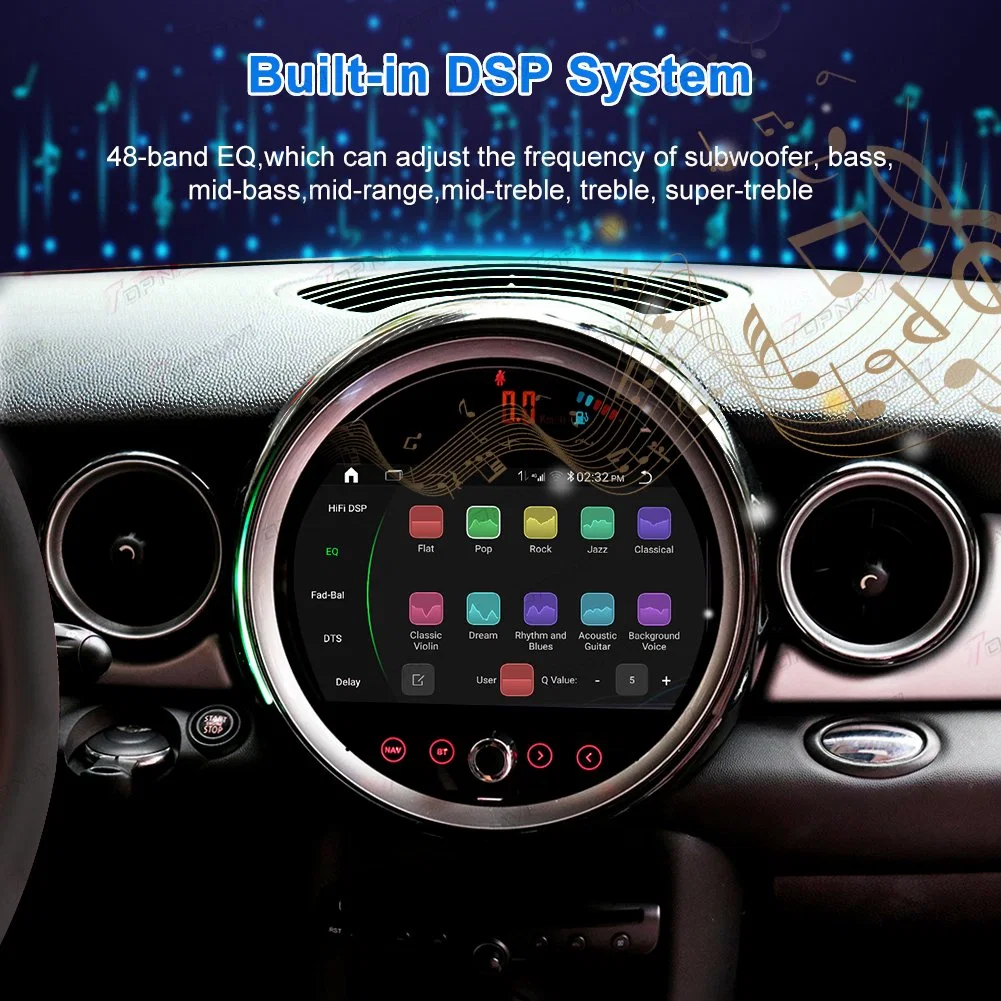 9" für BMW Mini F54 2017 Car Radio Multimedia CarPlay Player-DSP