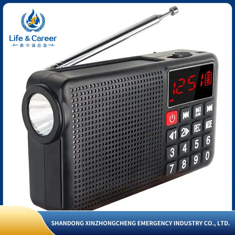 2023 Multifunctional USB TF Earphone Stereo Small Mini Size Home Radio Bluetooth FM Digital Radio Portable Radio with Screen