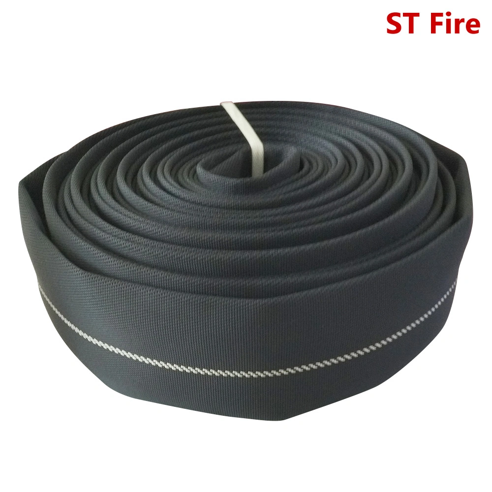 1.5''/2"/2.5"/PVC revestimiento de PU/Goma sola/ Doble Chaqueta Lienzo Precio manguera contra incendios