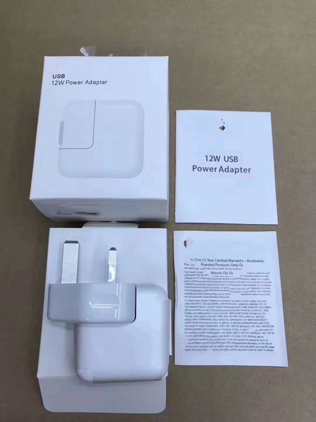 Venta caliente de la UE/US Polo cargador de viaje portátil USB adaptador de corriente de 12W para el iPhone