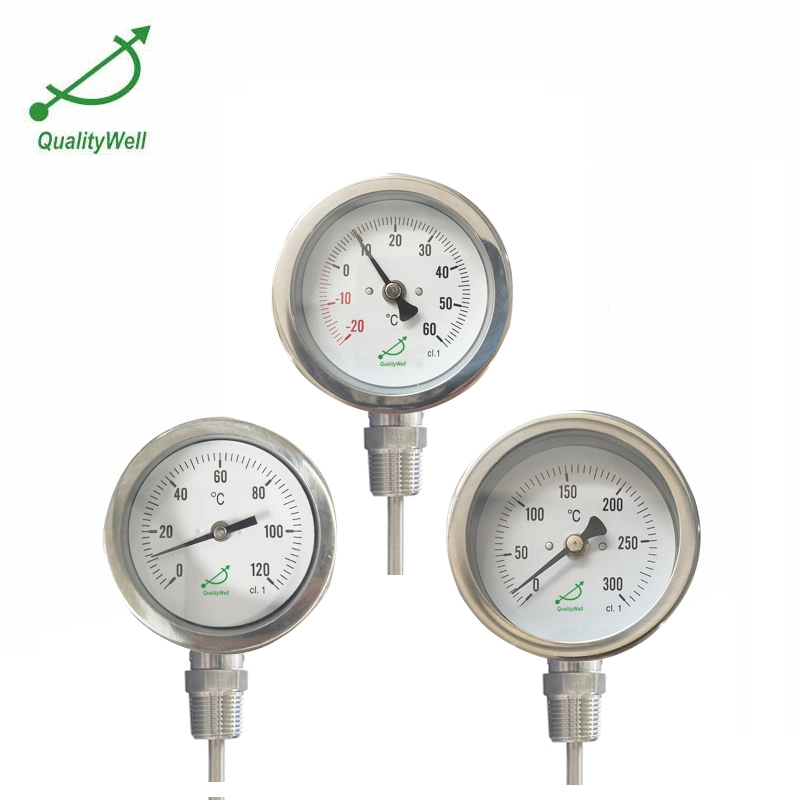 Europe Type Bi-Metallic Sensing Element Temperature Gauge