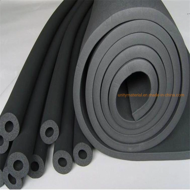 Heat Proof Thermal Insulation Rubber Plastic Foam Pipe with Aluminum Foil