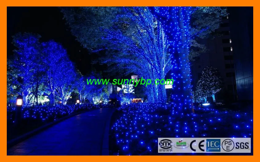 LED Butterfly Christmas Light Curtain for Outdoor Tree Decorative