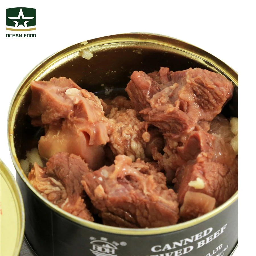 340g Emergency Ready to Eat Fast Canned Food Corned Tin Canned Stewed Beef