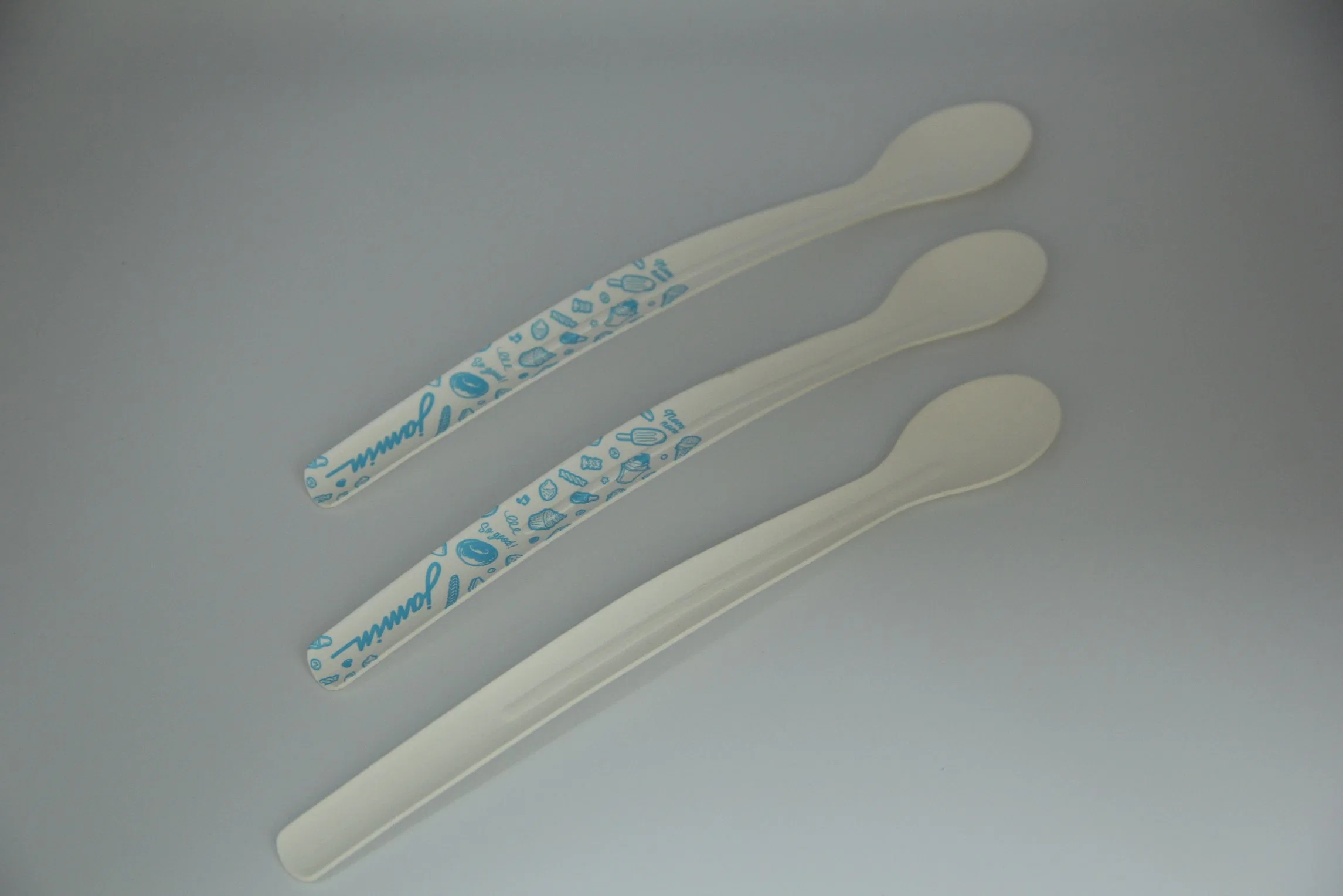 Wholesale/Supplier Dessert Teak Paper Spoons Disposable Mini Paper Baby Spoon and Fork