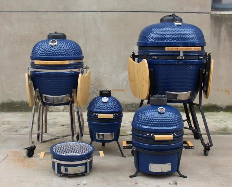 BBQ Grill13"15"18"21"24"Professional Manufacturer Ceramic Kamado Charcoal Grills Outdoor Kitchen