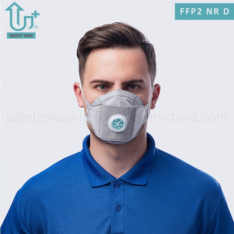 Wholesale/Supplier N95 Mask Black Disposable Folding Fish Type Face Mask at FFP2 Nr D Filter Rating for Construction Industry