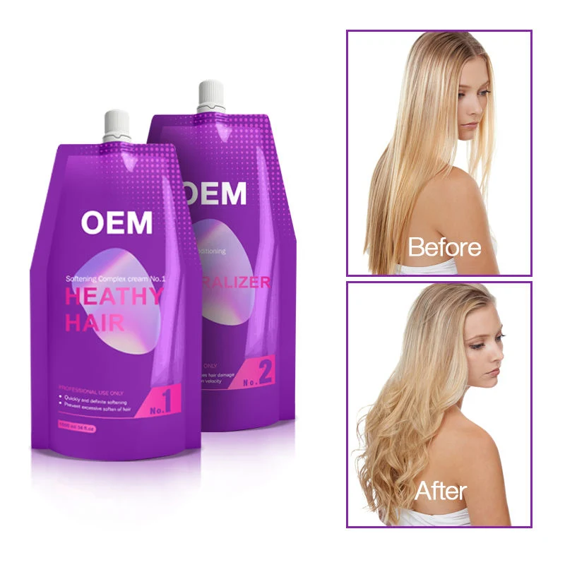 OEM ODM Best Salon Use Hair Perm Lotion e Digital Perm Lotion para Perm. Reta