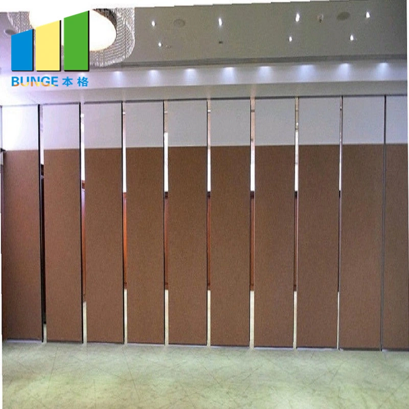 Acoustic Wooden Folding Sliding Movable Partition Wall