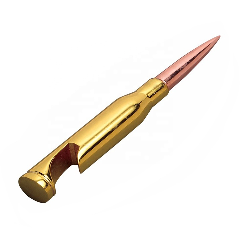 Custom Eco-Friendly Zinc Alloy 50 Caliber Bullet Bottle Opener