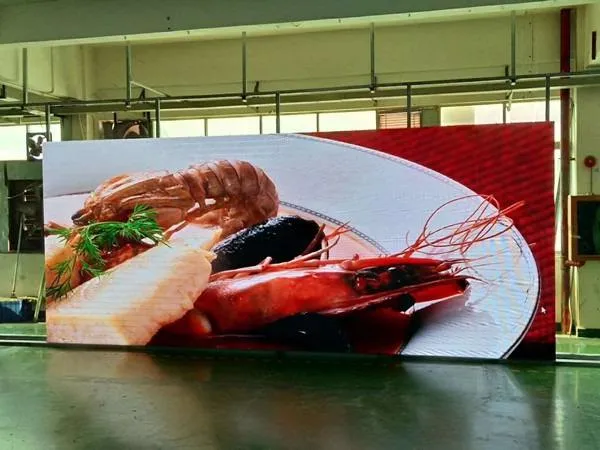 Advertising Fws Cardboard and Wooden Carton Display Board Full Color LED