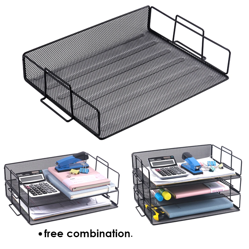 Foska Popular One Layer Metal Office Organizer File Tray