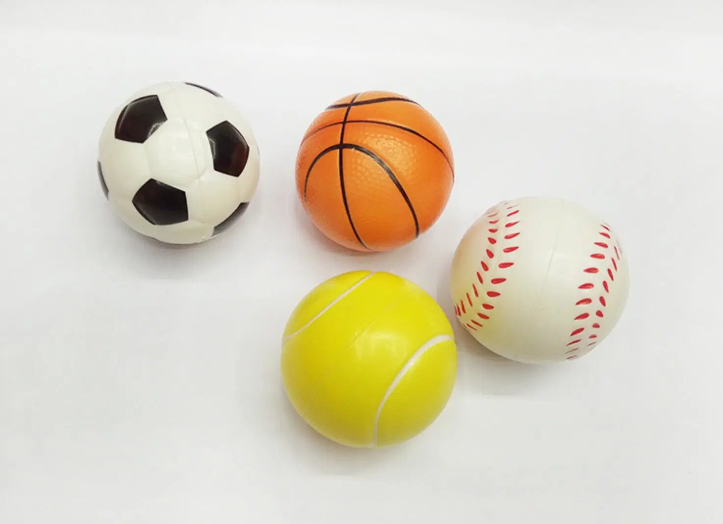 Estilo de basquete 6,3 cm Anti Stress PU Ball