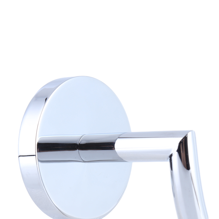 Modern Brass Wall Mounted Bathroom Accessory Towel Ring Towel Hanger Chrome