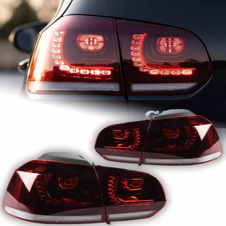 Car Lights for VW Golf 6 LED Tail Lamp Golf6 Mk6 Dynamic Signal Tail Light Animation Rear Stop Brake Reverse Auto Accessories