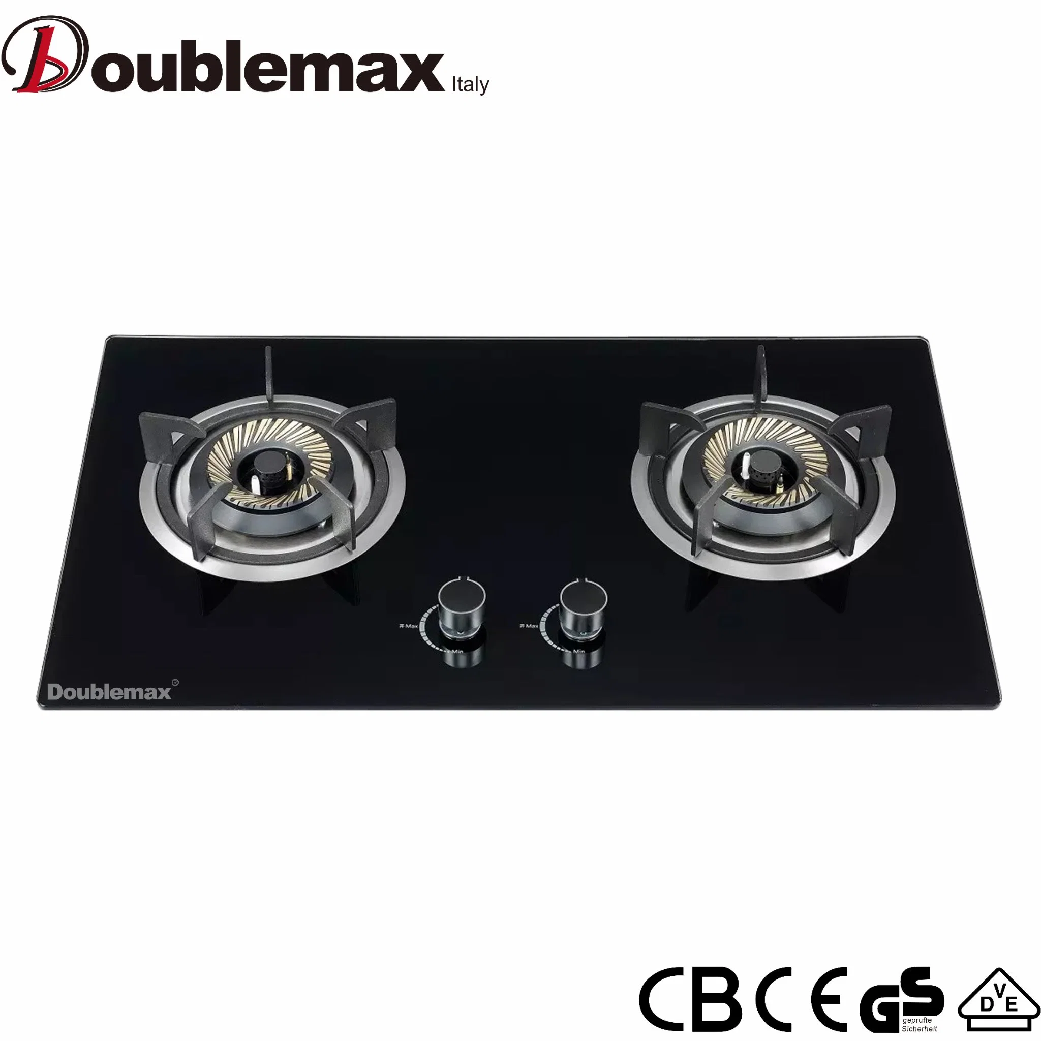 Commercial LPG Natural Gas Stove 2 Burners for Hotel Kitchen or Restaurant