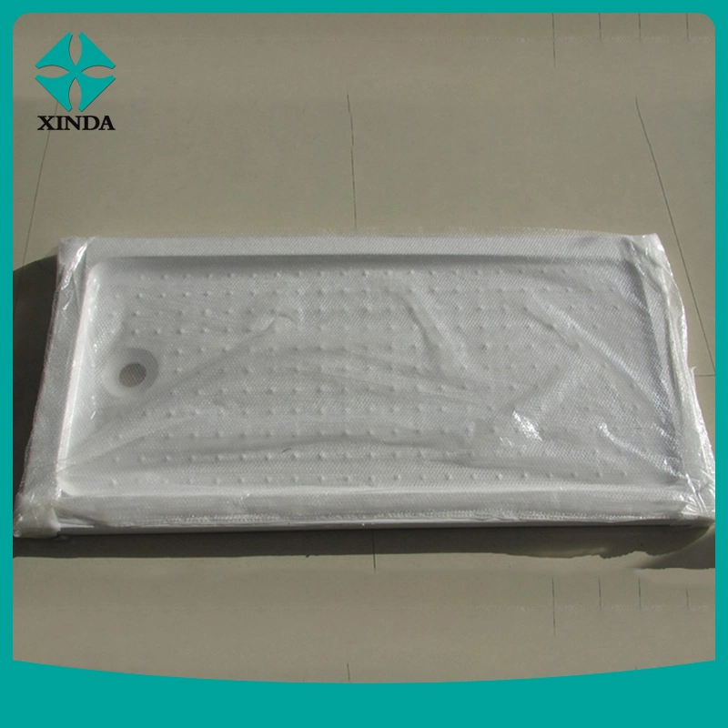 High quality/High cost performance  Rectangle Shape Acrylic Center Drain Shower Tray Base