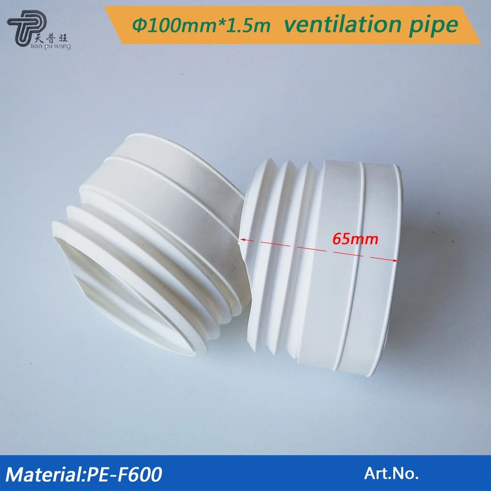 Telescopic Tube Plastic Ventilation Duct for Range Hood Water Heater