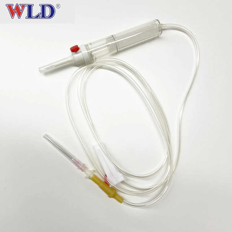 Sterile Blood Transfusion Set with Needle Manufacturer for Single Use