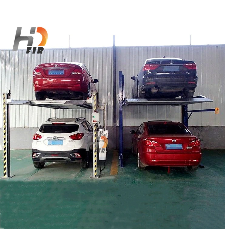 Elevadores de 2 colunas para elevadores de carros elevadores Parkplus Stacker Sistema de Estacionamento de garagem