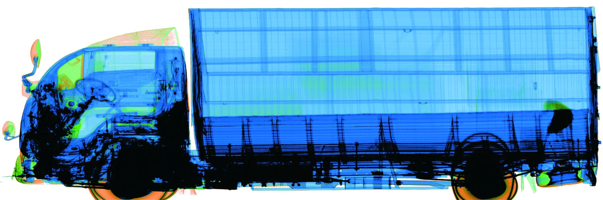 En2910 X-ray de la máquina de inspección de seguridad para el análisis de los turismos y vehículos