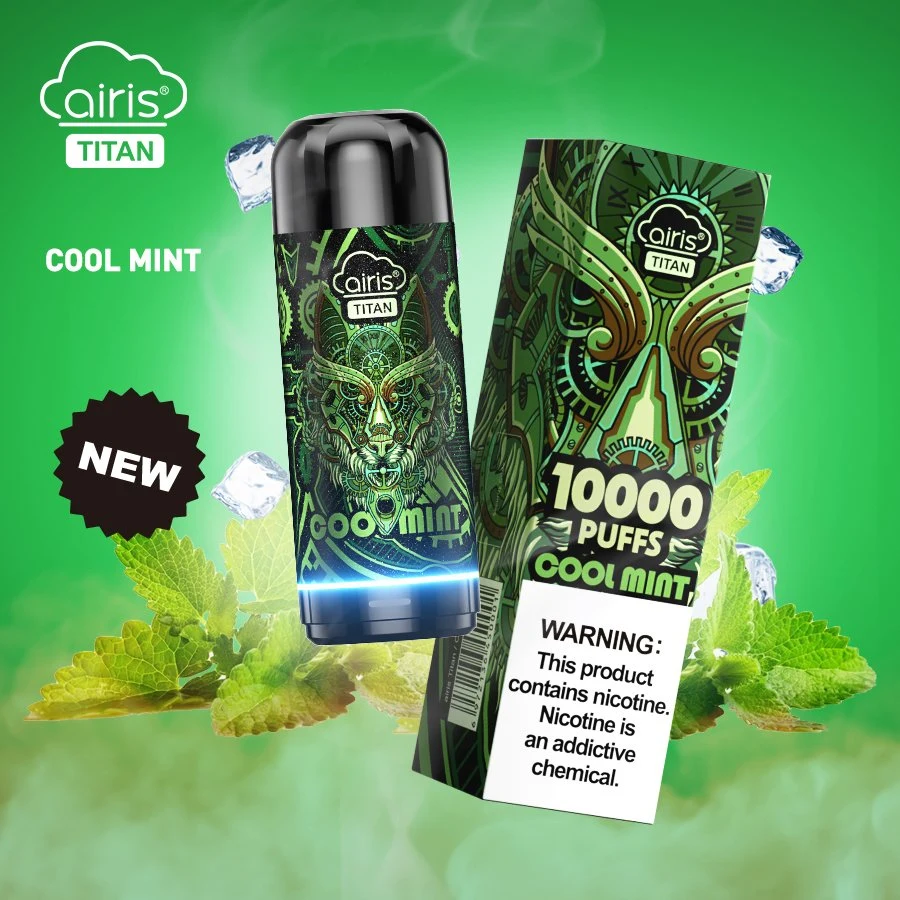 Venda a quente de Vape Bar Vape Atacado Cheap Airis Titan 10000 Puff Bar e Cigeratte Disposable Vape Pod