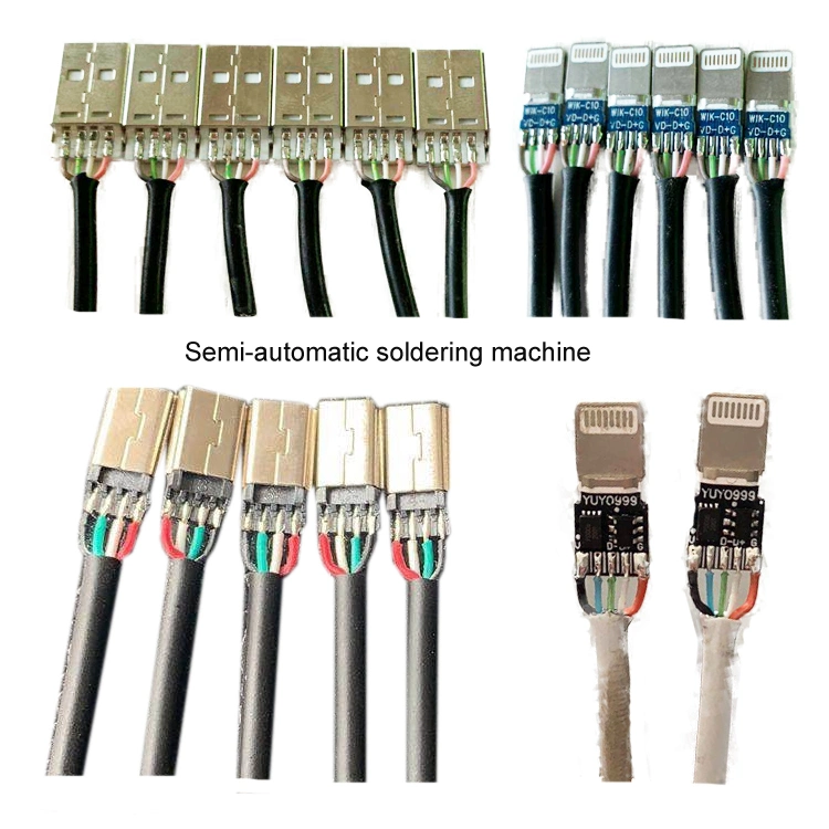 USB Data Cable Soldering Station for Different Kinds of Connector